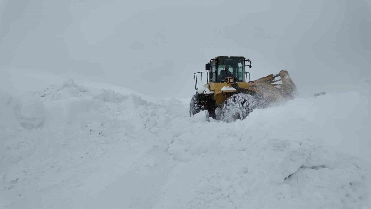 Bingöl'de karla mücadele sürüyor: Açılan bazı köy yolları tipi nedeniyle yeniden kapandı