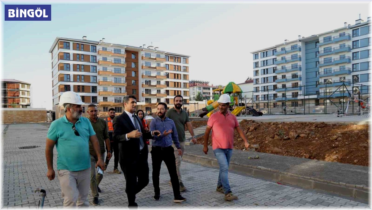 Bingöl'de kentsel dönüşümle yeni bir yaşam alanı oluşuyor