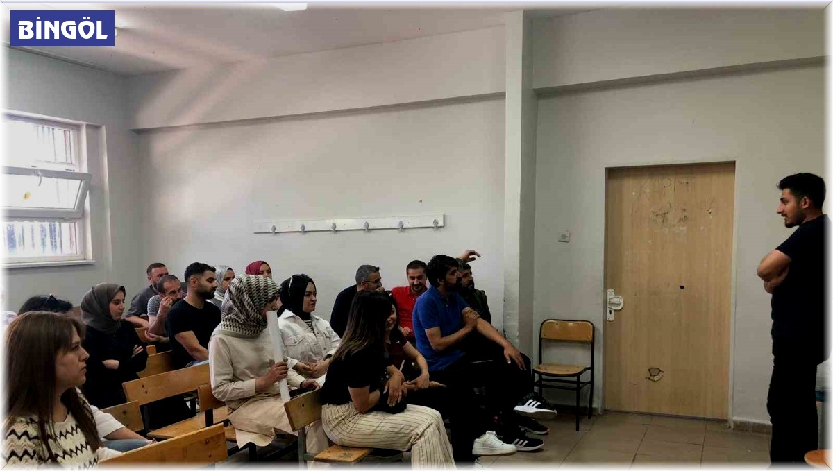 Bingöl'de KKKA hastalığı hakkında bilgilendirme yapıldı