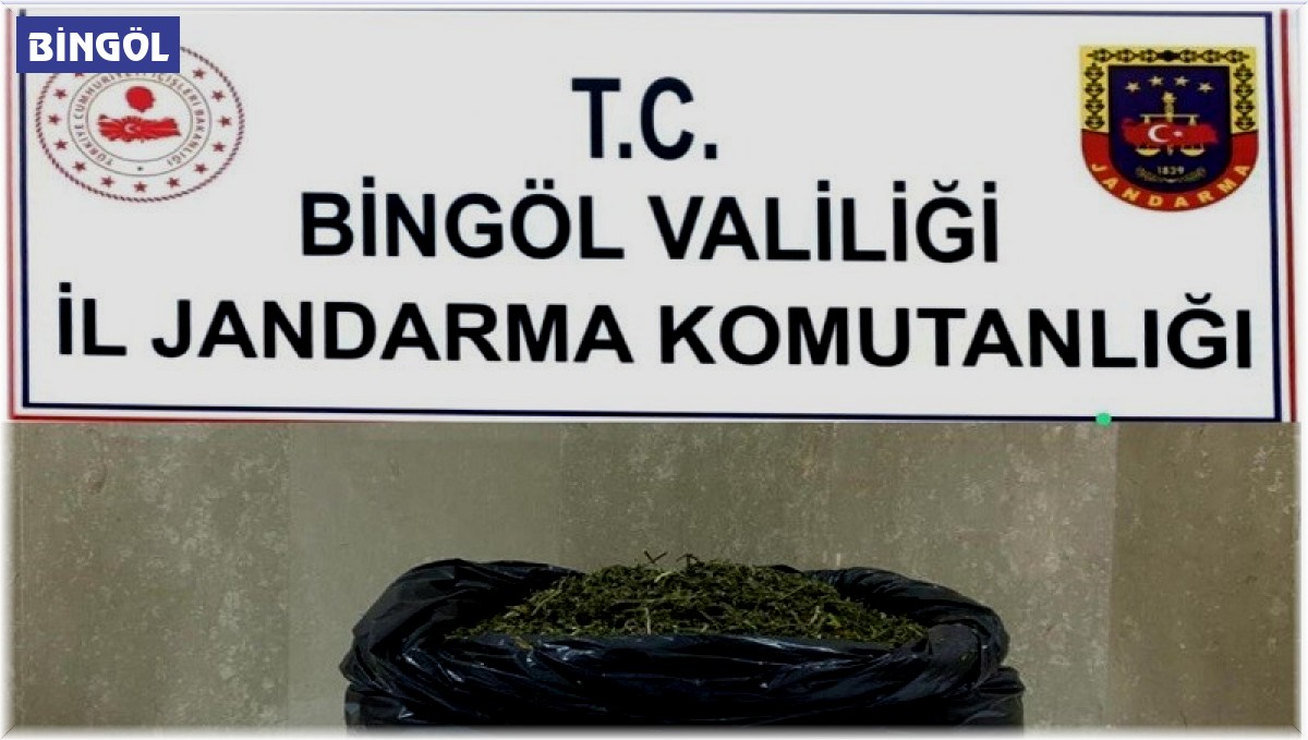 Bingöl'de menfez altına gizlenmiş 9 kilo esrar ele geçirildi