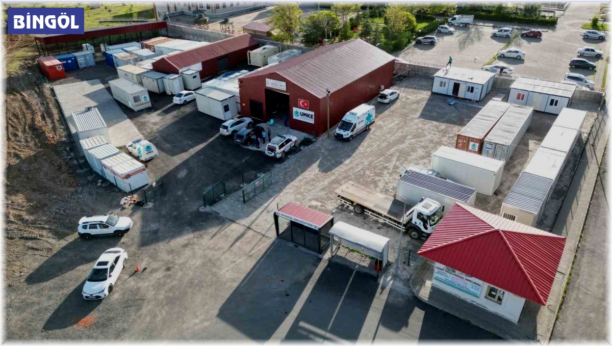 Bingöl'de muhtemel afet anında 200 yataklı sahra hastanesi aktif hale getirilecek