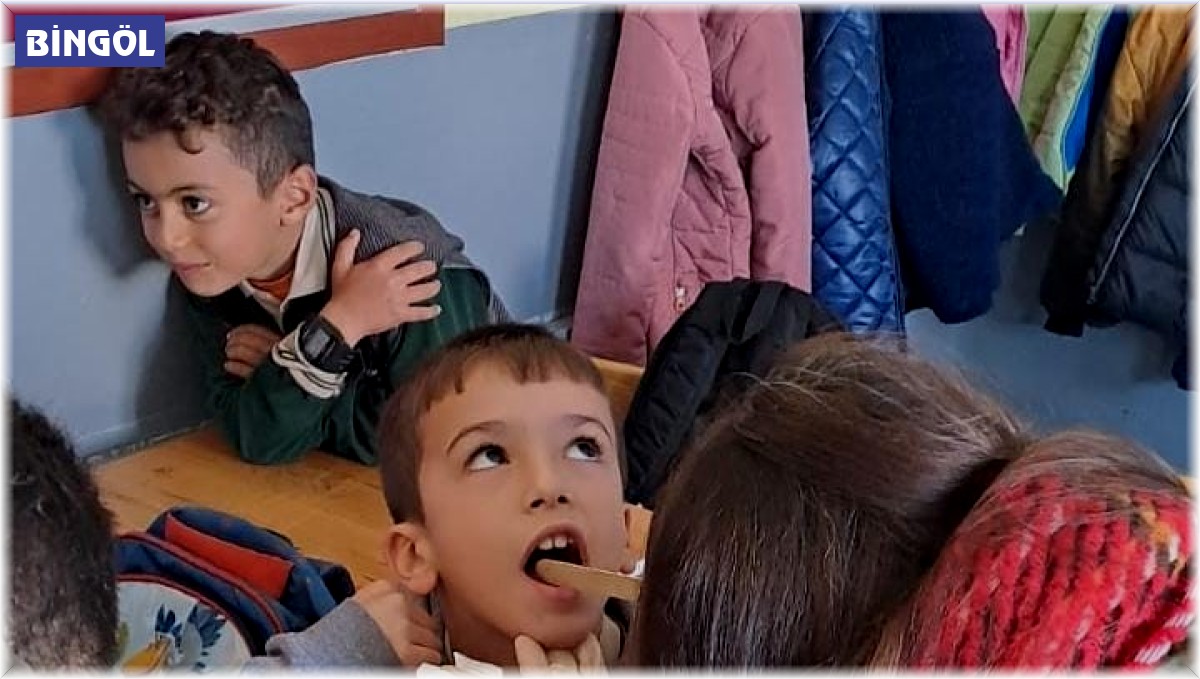 Bingöl'de öğrencilere diş taraması yapıldı