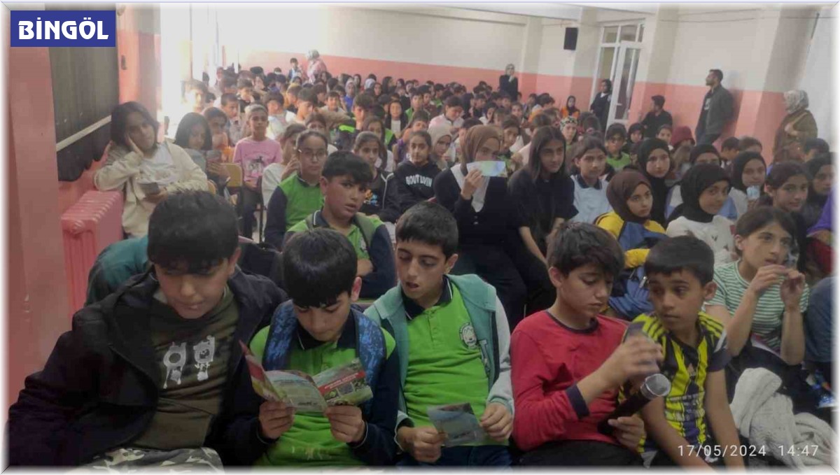 Bingöl'de öğrencilere tabiatı koruma eğitimi