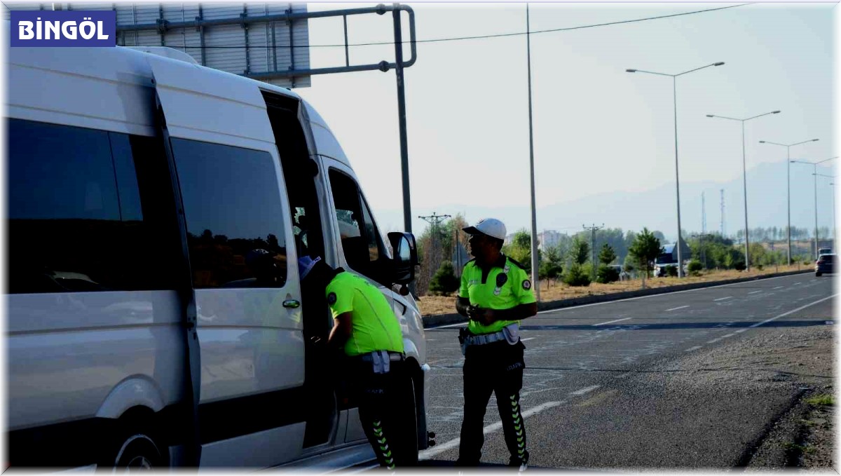 Bingöl'de okul servisleri denetlendi