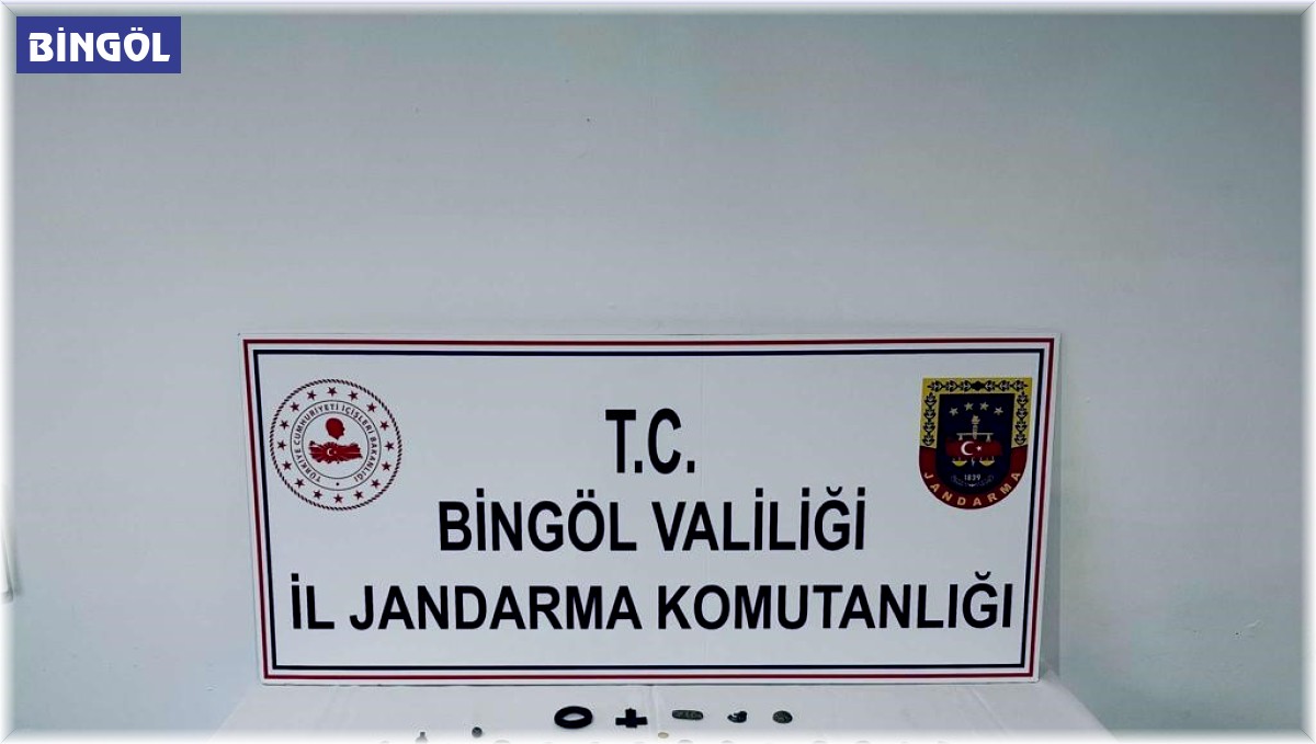 Bingöl'de Osmanlı, Roma ve Bizans dönemine ait 160 adet tarihi eser geçirildi