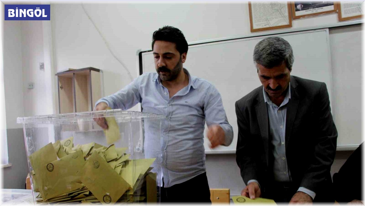 Bingöl'de oy kullanımı sona erdi, sayımlar başladı