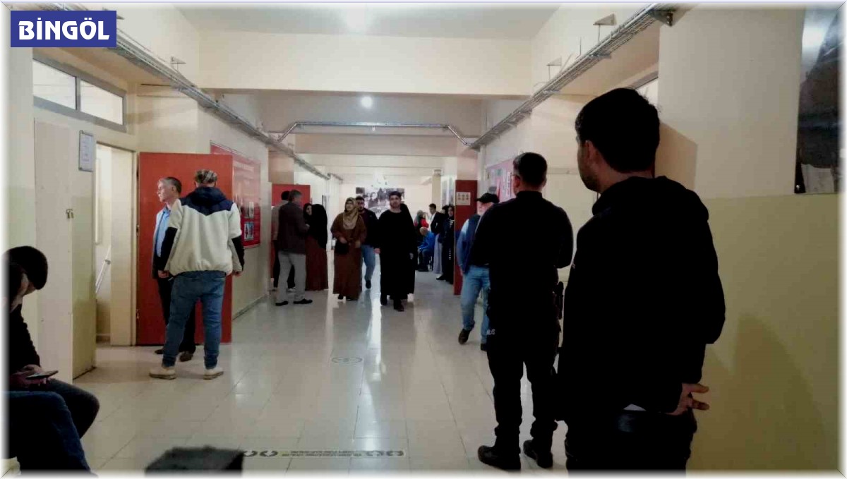 Bingöl'de oy kullanma işlemi sona erdi
