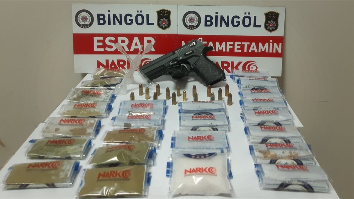 Bingöl'de özel harekat destekli uyuşturucu operasyonunda yakalanan şüpheli tutuklandı
