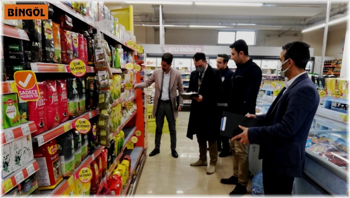 Bingöl'de Ramazan ayı öncesi fiyat denetimi
