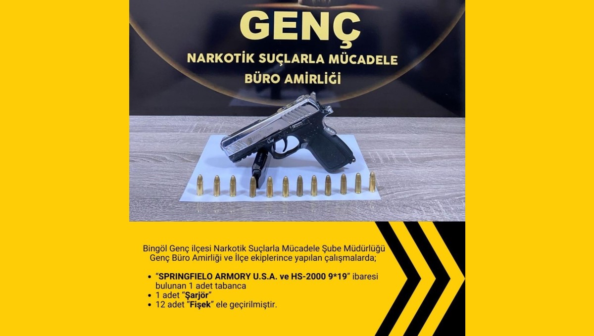 Bingöl'de ruhsatsız silah operasyonu