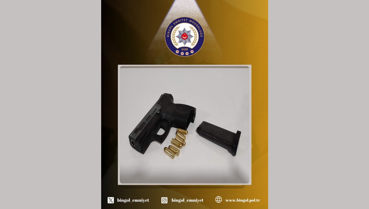 Bingöl'de ruhsatsız silah operasyonu