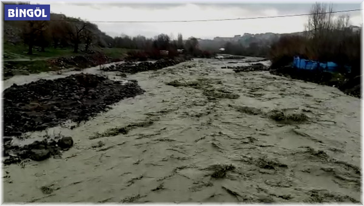Bingöl'de sağanak yağış etkili oldu
