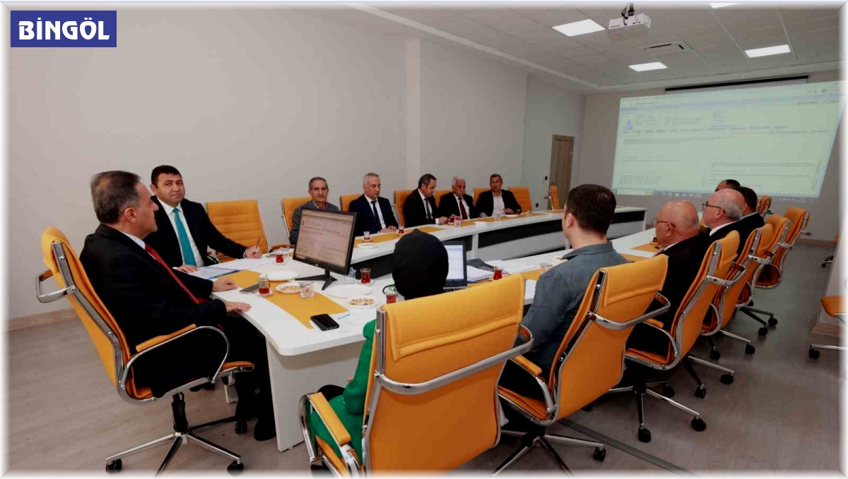 Bingöl'de SYDV mütevelli heyeti toplantısı yapıldı