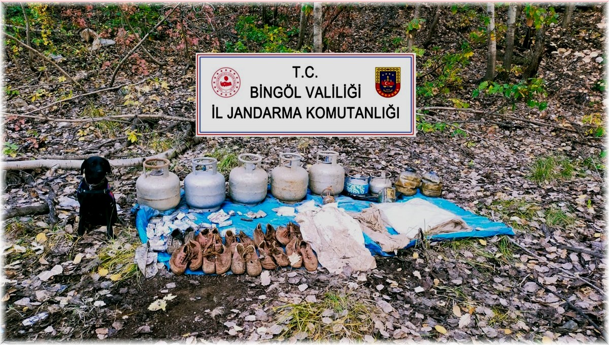 Bingöl'de terör örgütüne ait 2 sığınak imha edildi