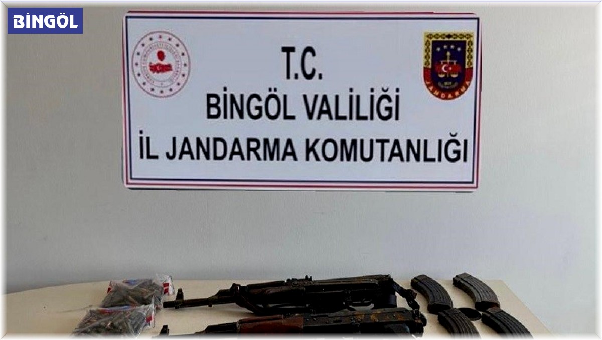Bingöl'de toprağa gömülü 3 adet tüfek ele geçirildi
