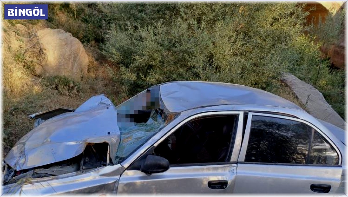 Bingöl'de trafik kazası: 2 yaralı