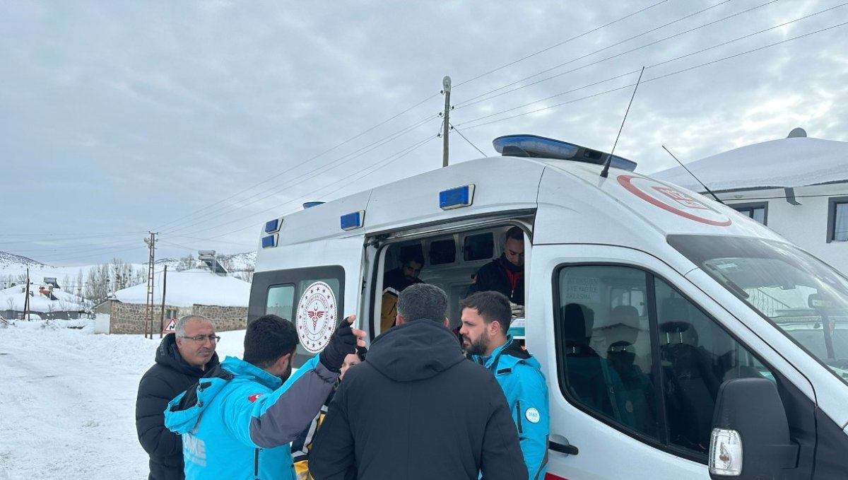 Bingöl'de UMKE'den zorlu kış şartlarında hayat kurtaran müdahale