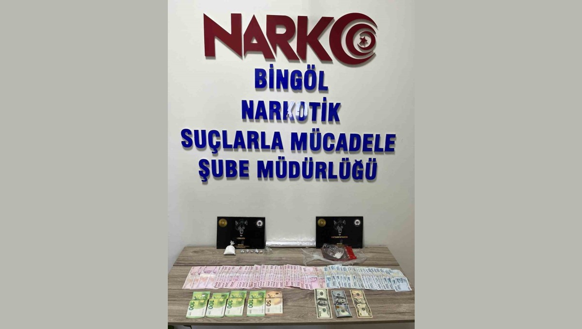 Bingöl'de uyuşturucu operasyonu: 1 kişi tutuklandı