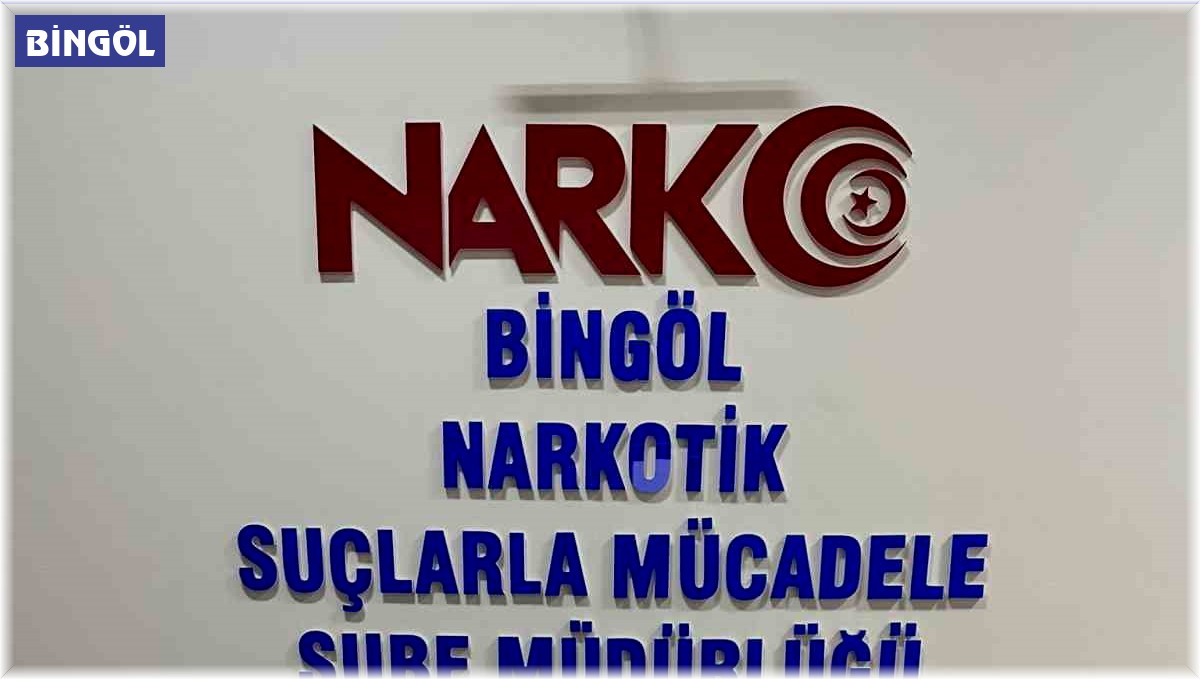 Bingöl'de uyuşturucu operasyonu