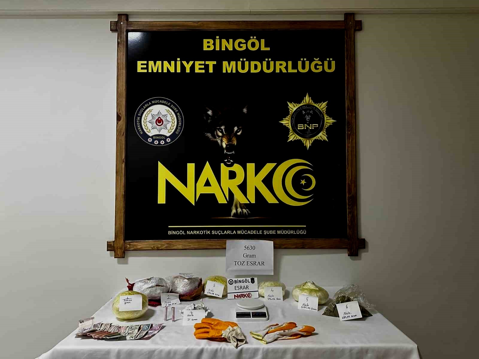 Bingöl'de uyuşturucu operasyonu