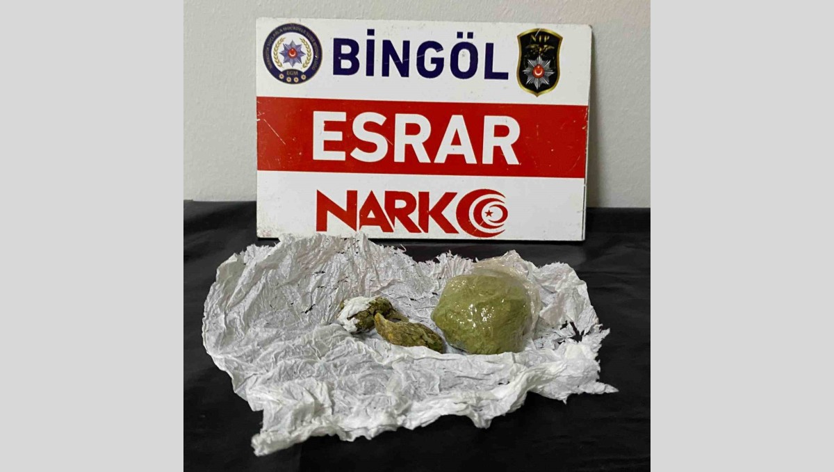 Bingöl'de uyuşturucu operasyonu