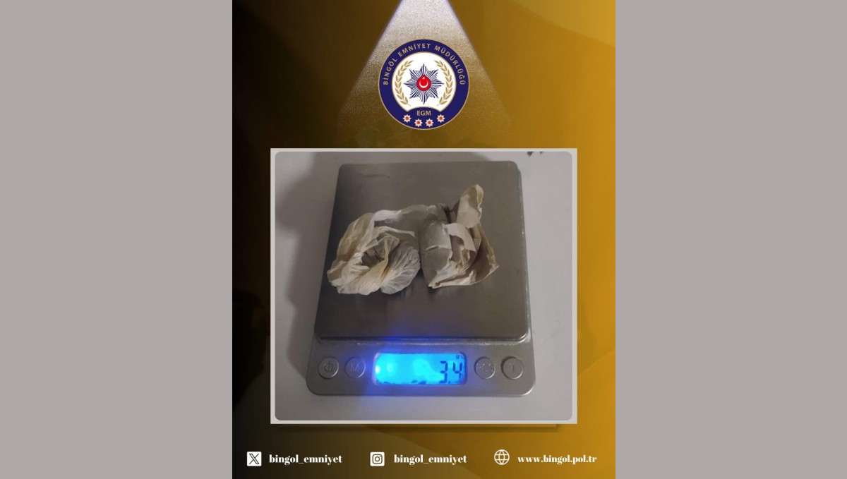 Bingöl'de uyuşturucu operasyonu