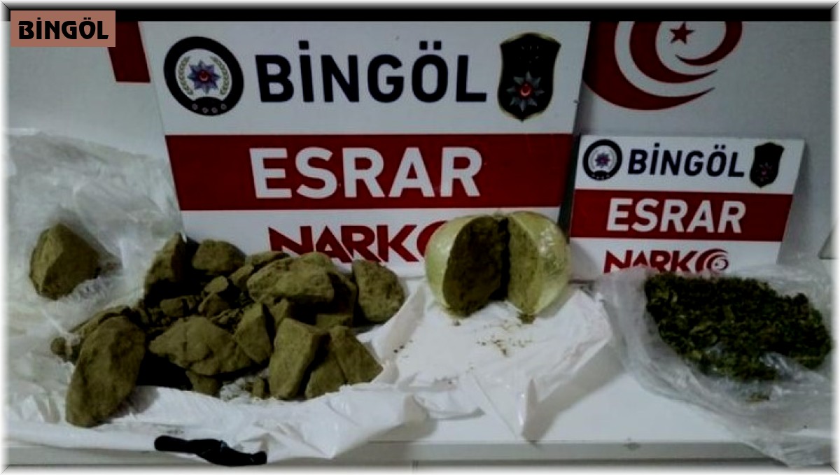 Bingöl'de uyuşturucuyla mücadele sürüyor