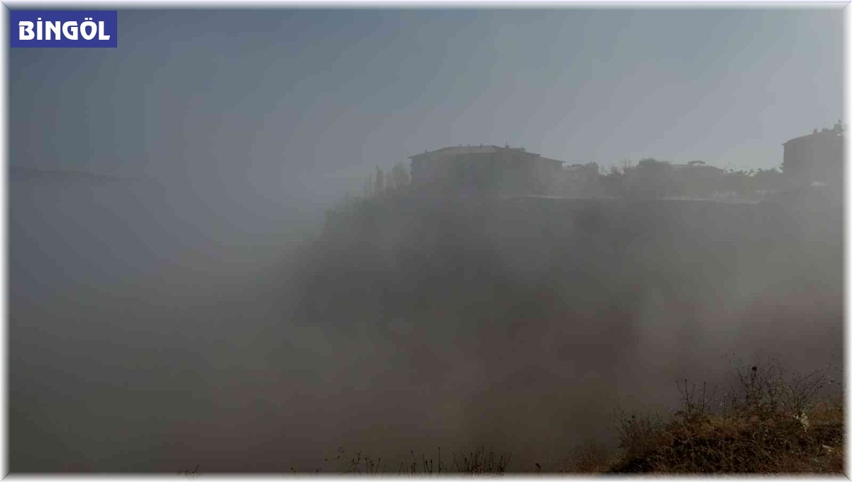 Bingöl'de yoğun sis etkili oldu