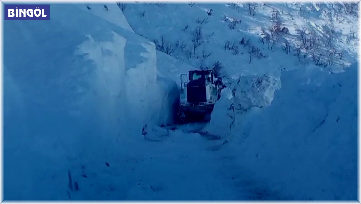 Bingöl'de yüksek rakımlı bölgelerde kar kalınlığı 6 metreyi buldu