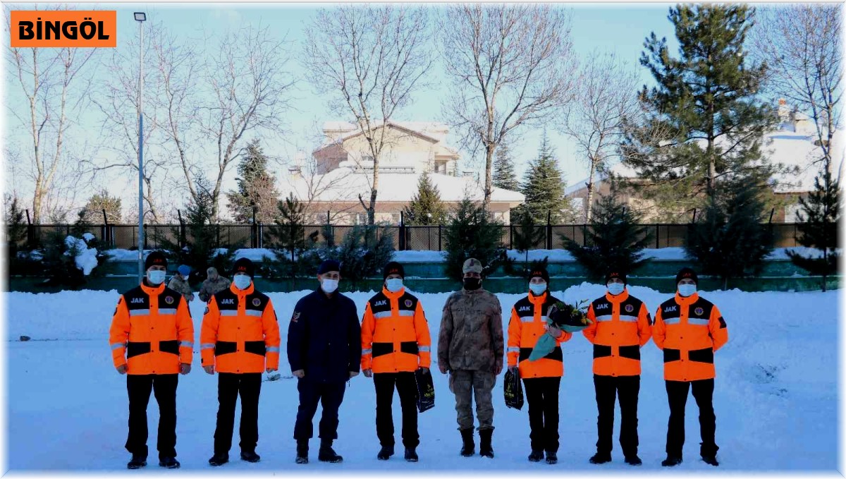 Bingöl'deki kayak merkezinde görevli JAK timleri, 414 olaya müdahale etti