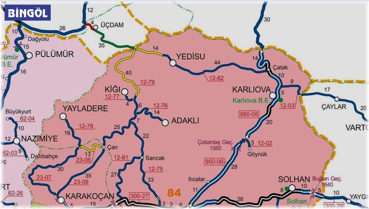 Bingöl - Diyarbakır kara yolu tır trafiğine kapatıldı