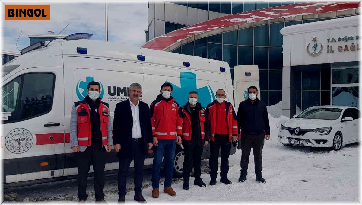 Bingöl'e tam donanımlı UMKE aracı tahsis edildi