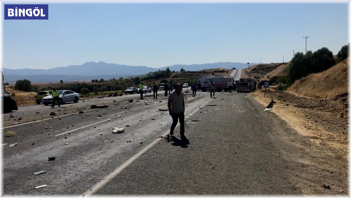Bingöl Genç karayolunda kaza: 1 ölü, 2 yaralı