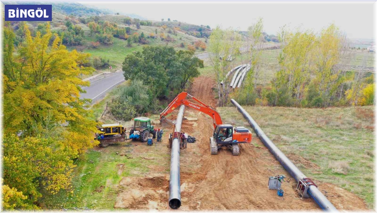 Bingöl Genç Sulama Projesi aralıksız devam ediyor