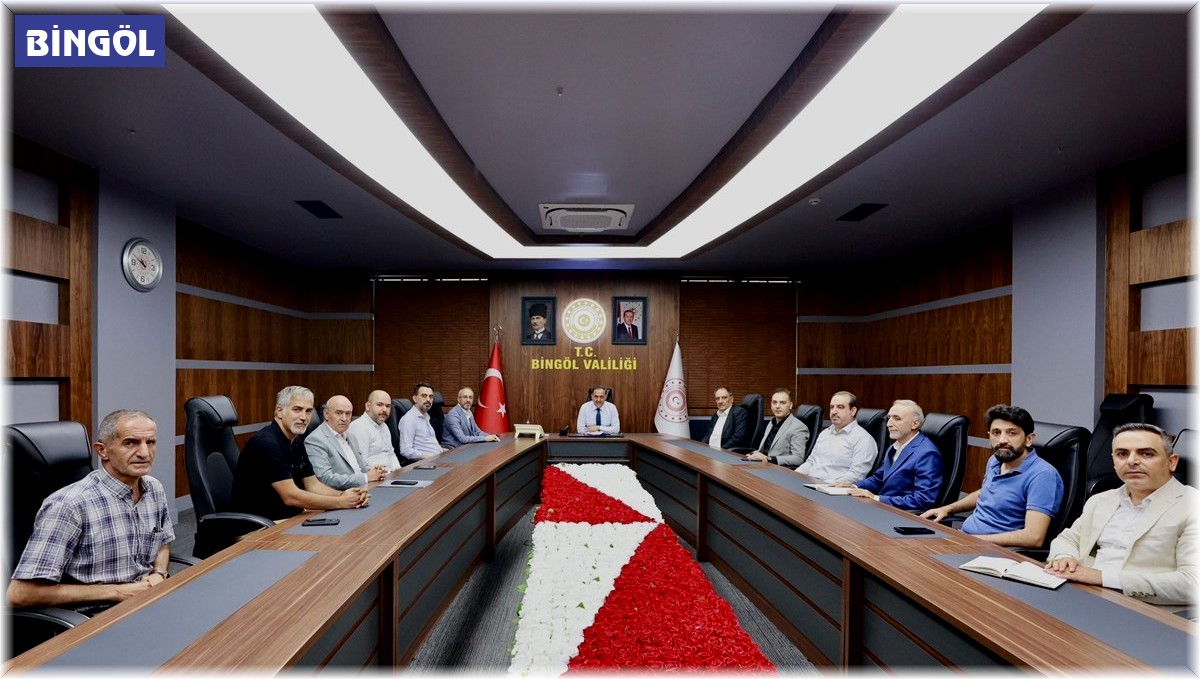 Bingöl Kent Konseyi, çalışmalar hakkında Vali Usta'ya bilgi verdi