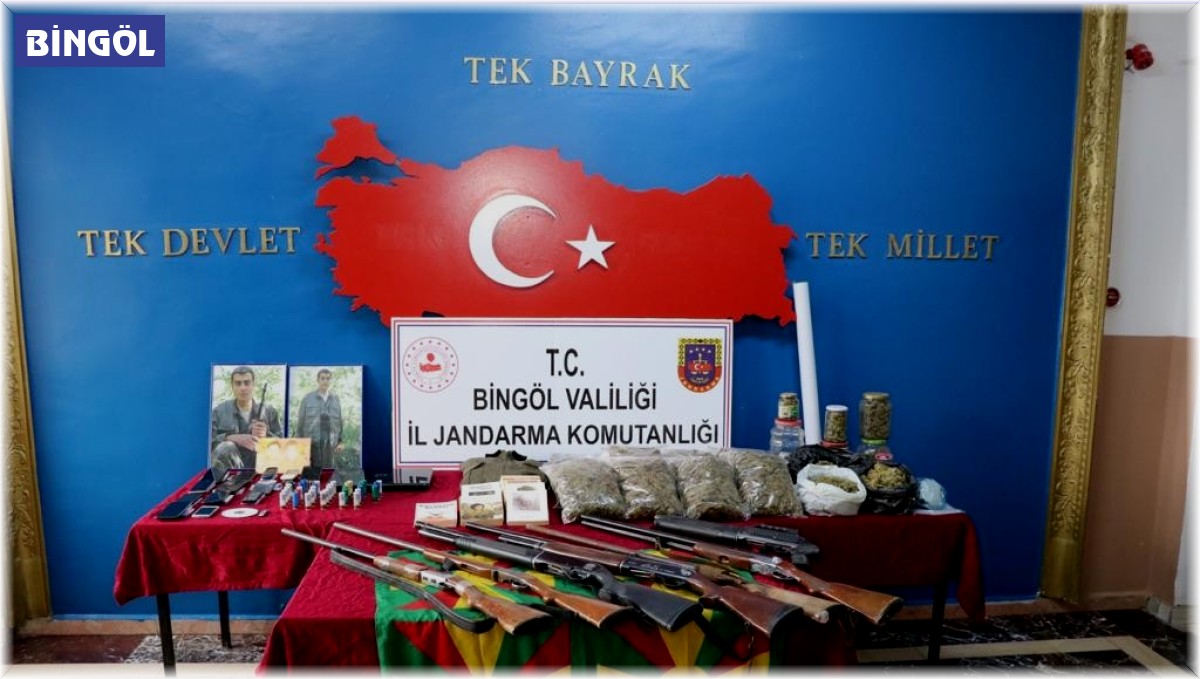 Bingöl merkezli 2 ilde PKK/KCK operasyonu