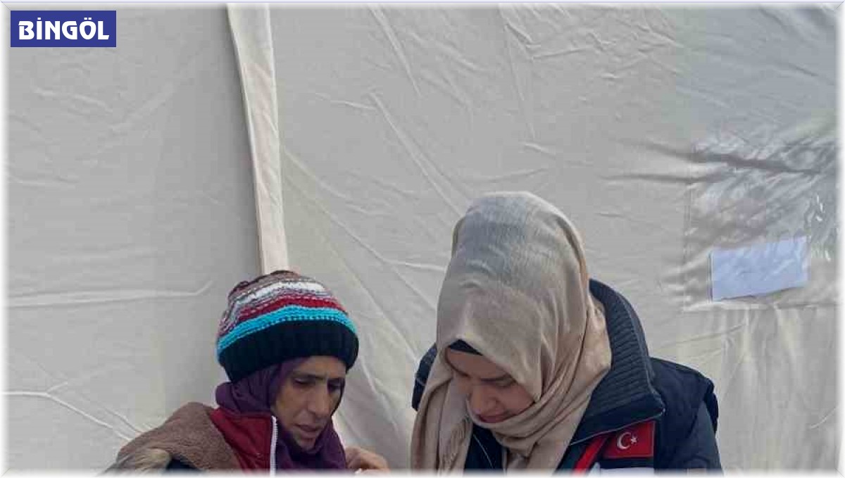 Bingöl Psiko-Sosyal Destek ekipleri deprem bölgesinde