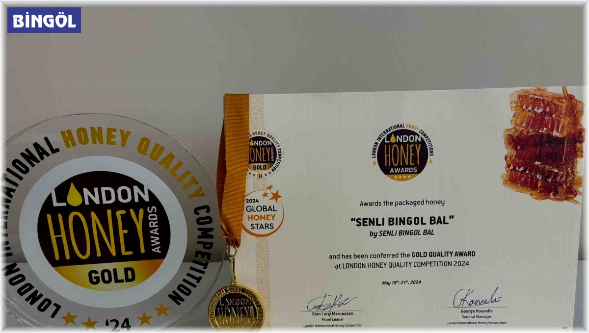 Bingöl Valisi Usta: "Bingöl balı Londra'da dereceye girerek altın ödül aldı"