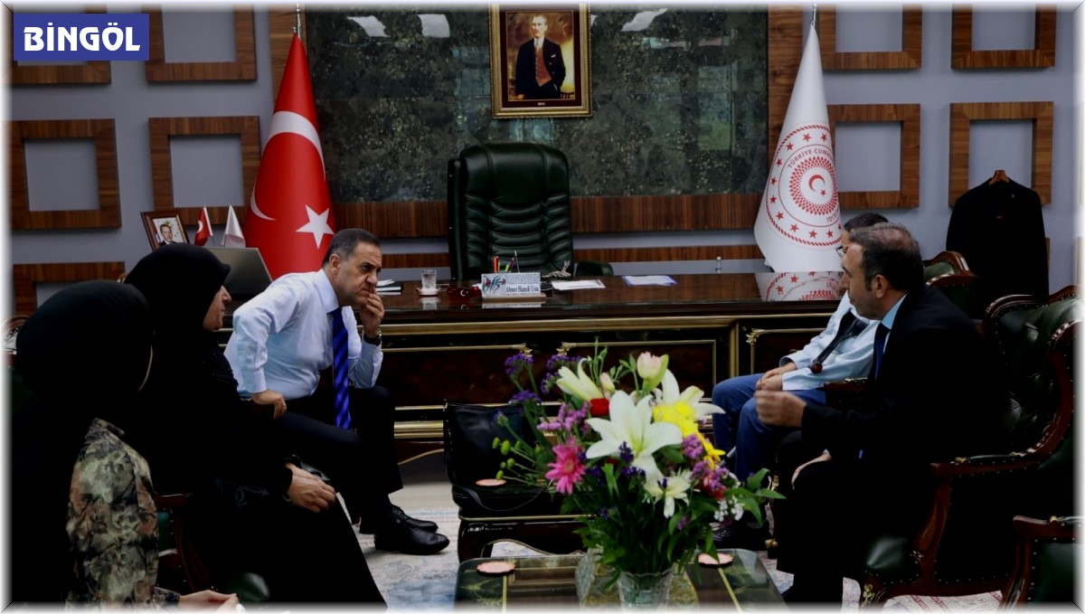 Bingöl Valisi Usta: ''Şehidimizin emanet bıraktığı ailemizin her zaman yanındayız''