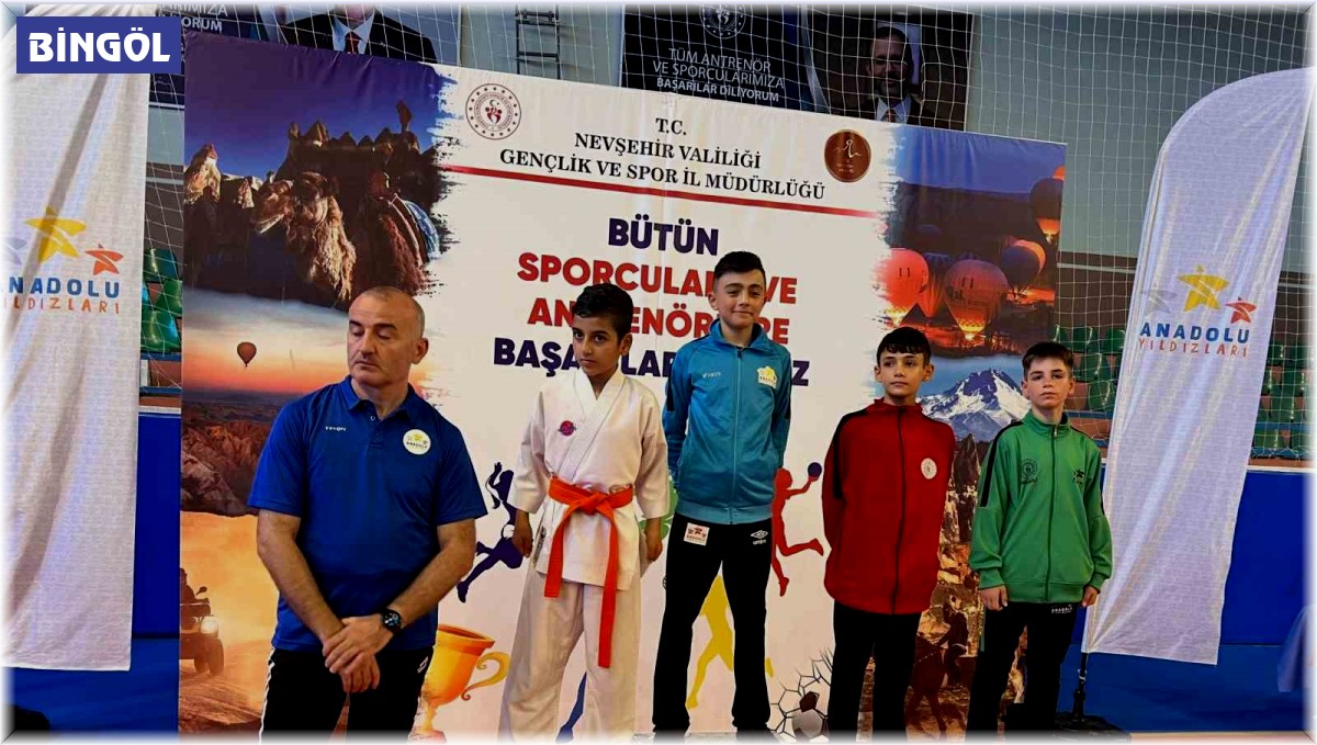 Bingöllü sporcu, karetede Türkiye ikincisi oldu