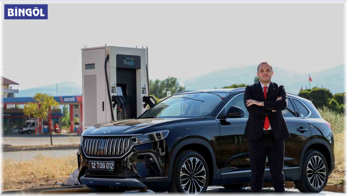 BİNTSO Başkanı Çintay, Togg T10X araç ve Trugo şarj cihazını Bingöl'e kazandırdı