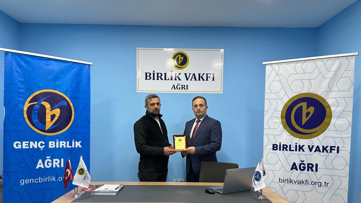 Birlik Vakfı Ağrı Şubesinde Başkanlık Görevi Rıdvan Alpaslan'a Devredildi