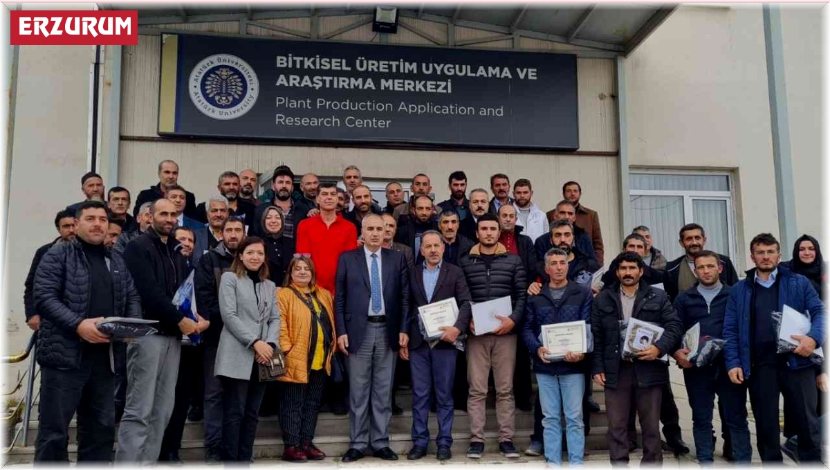 Bitkisel Üretim Uygulama ve Araştırma Merkezi Müdürlüğünün eğitim faaliyetleri sona erdi