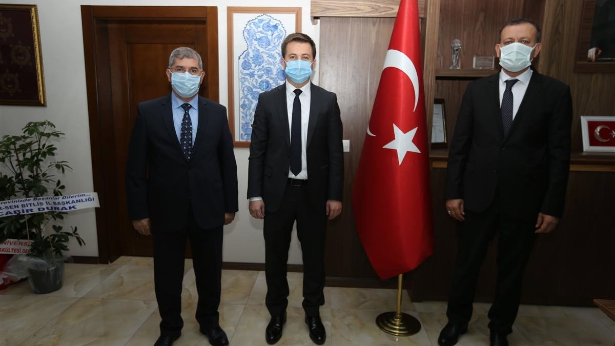Bitlis Cumhuriyet Başsavcısı Akdoğan'dan BEÜ Rektörü Elmastaş'a ziyaret
