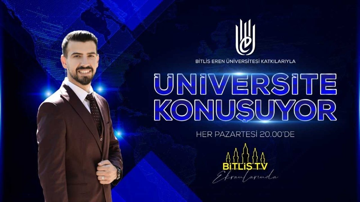 Bitlis Eren Üniversitesi her pazartesi Bitlis TV ekranında olacak
