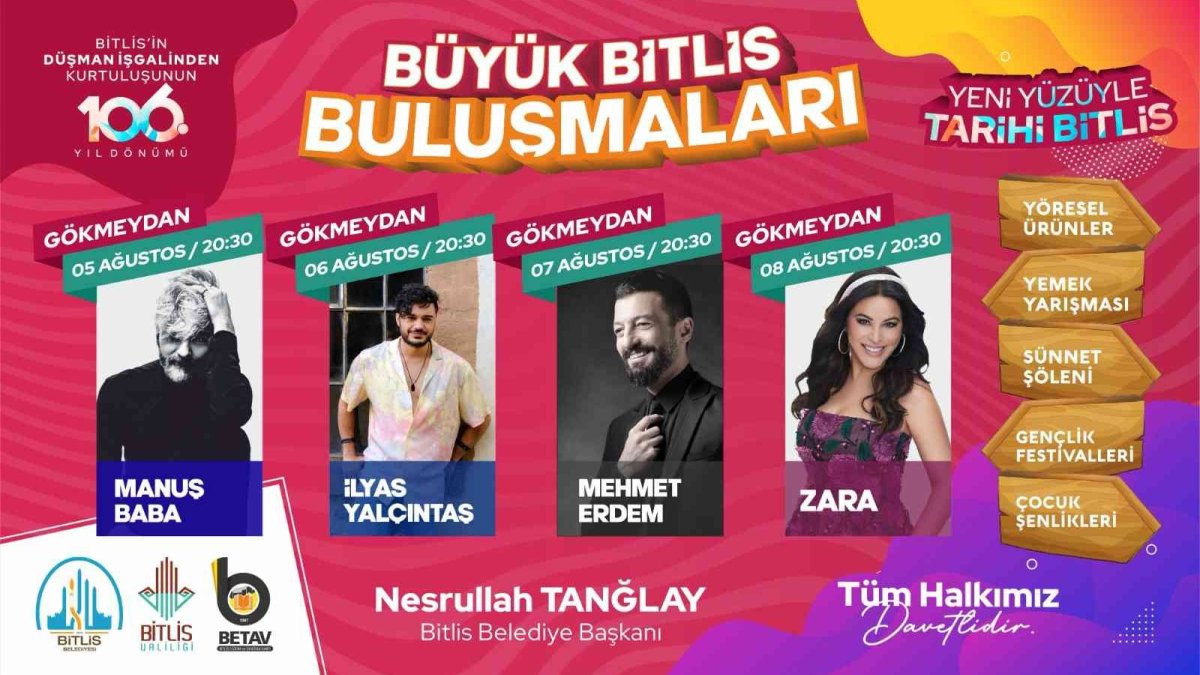 Bitlis'in düşman işgalinden kurutuluşunun 106. Yılı