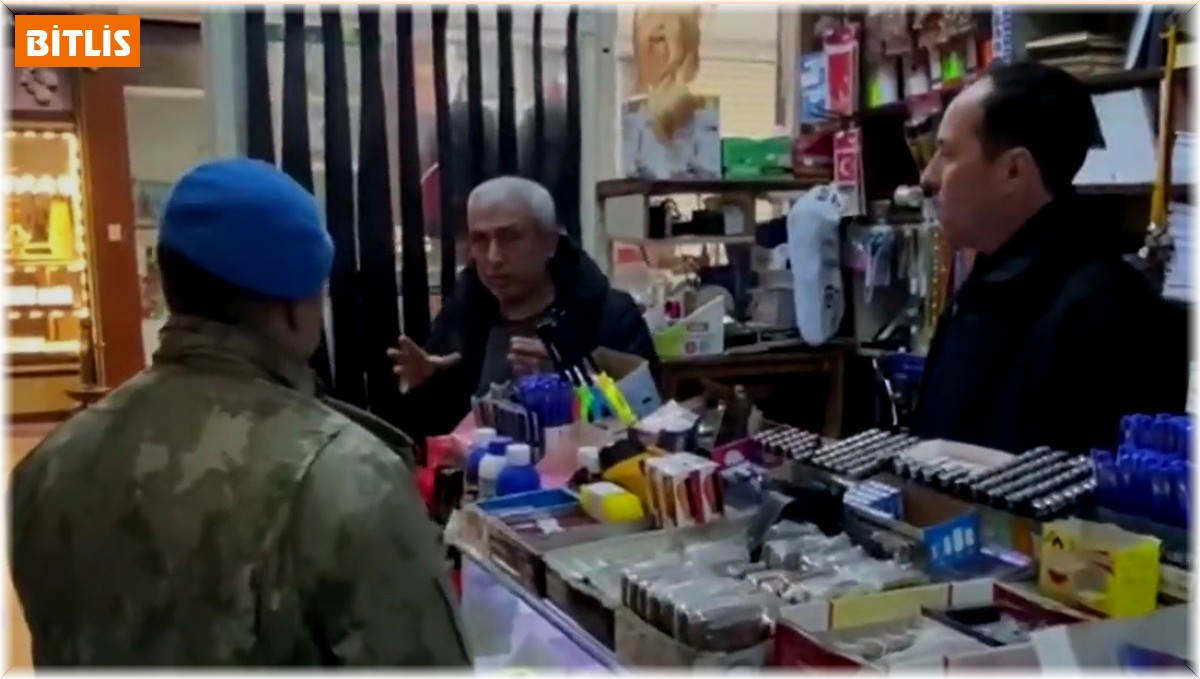 Bitlis komandoları Adıyaman'da esnafın dertlerini dinledi