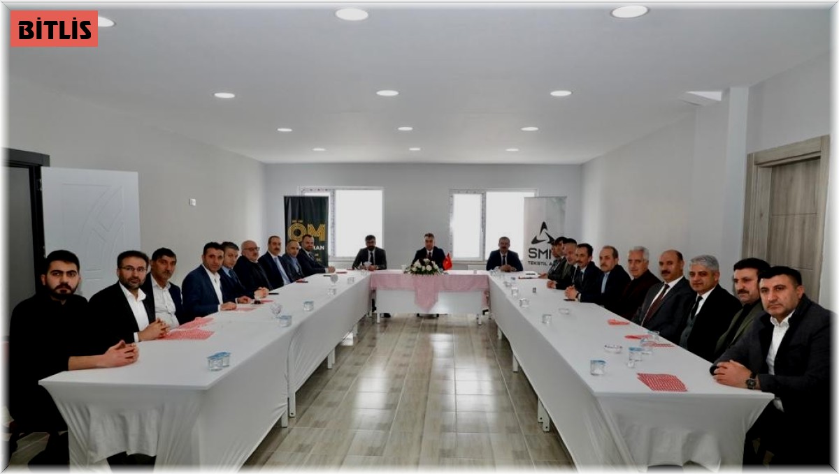 Bitlis OSB'de çalışan işçi sayısı 2 bin 400'e yükseldi