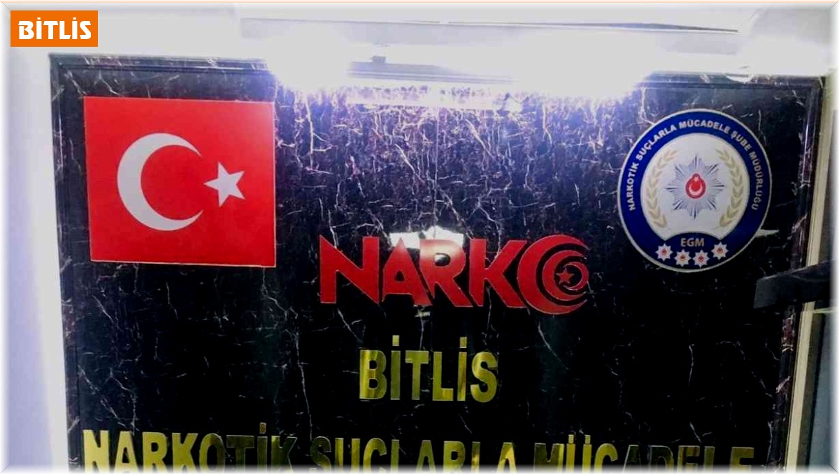 Bitlis'te 1 kilo 194 gram Metanfetamin ele geçirildi