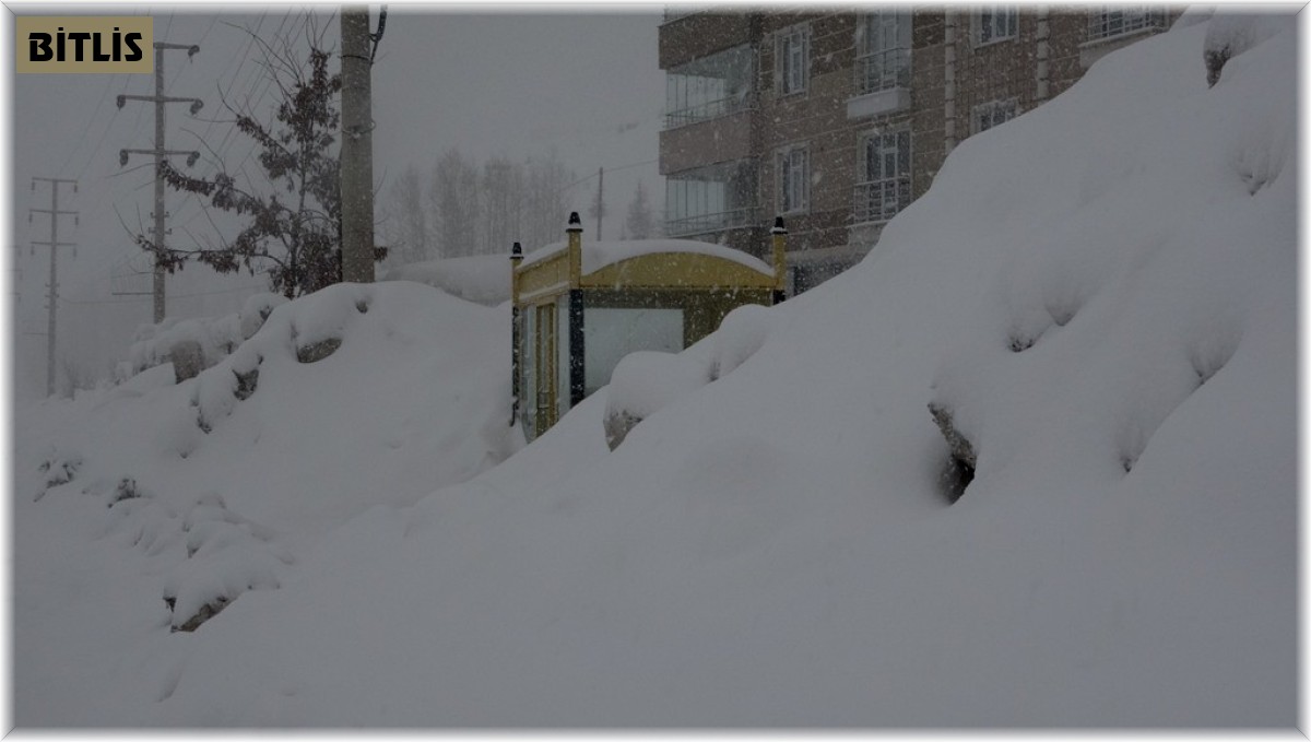 Bitlis'te 147 köy yolu ulaşıma kapandı
